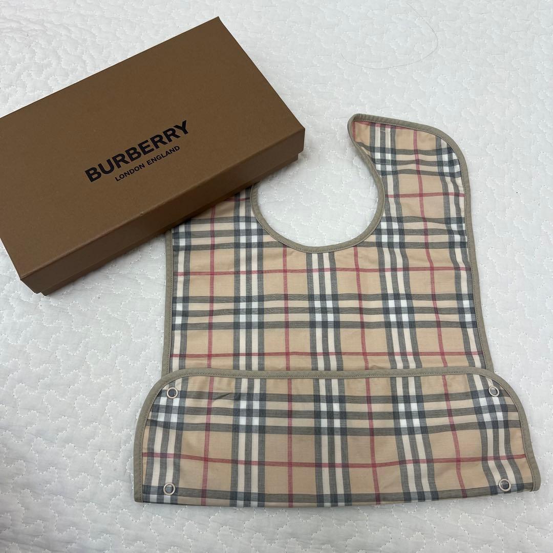 Burberry バーバリー お食事エプロン ビブ スタイ - メルカリ