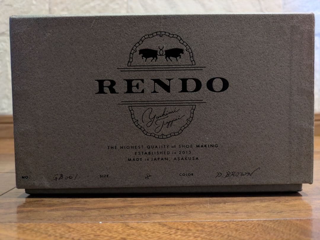 RENDO レンド GB001 SIZE 8 リッジウェイソール ブラウン - メルカリ