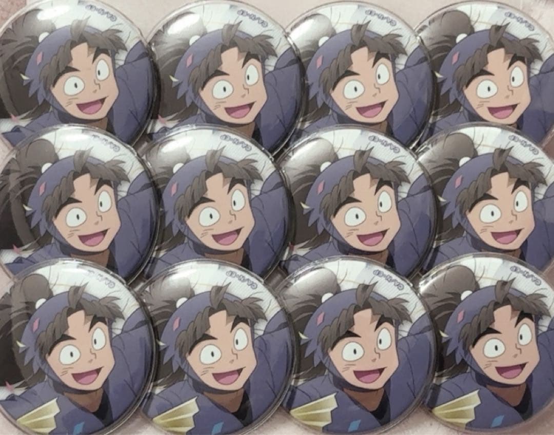 ⚠️明日まで⚠️忍たま乱太郎 竹谷八左ヱ門 缶バッジ 原画