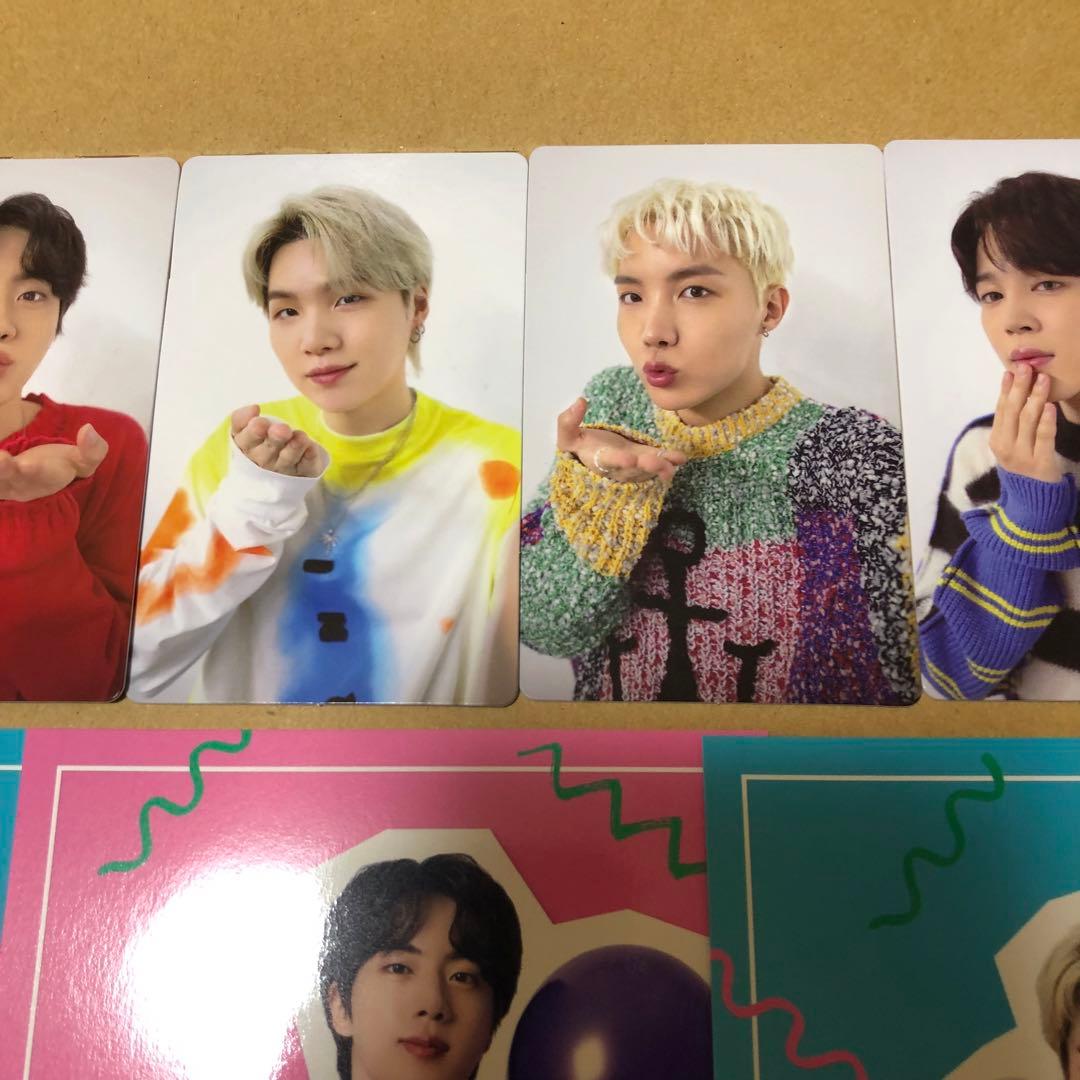 BTS 両面トレカ、ポストカード - メルカリ