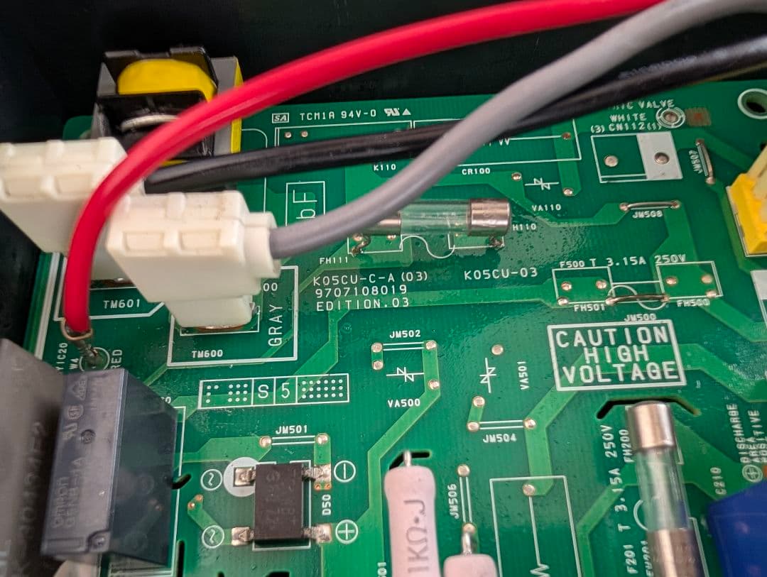 富士通 AO-Z50S2 nocria制御基板:9707121254 リビルド - メルカリ