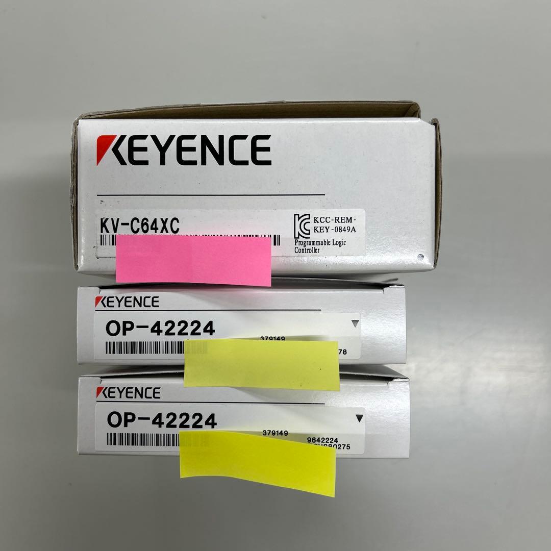 KEYENCE KV-C64XC OP-42224 ✖️2台セット キーエンス 入力ユニット KV-C64XC | 保守部品.com