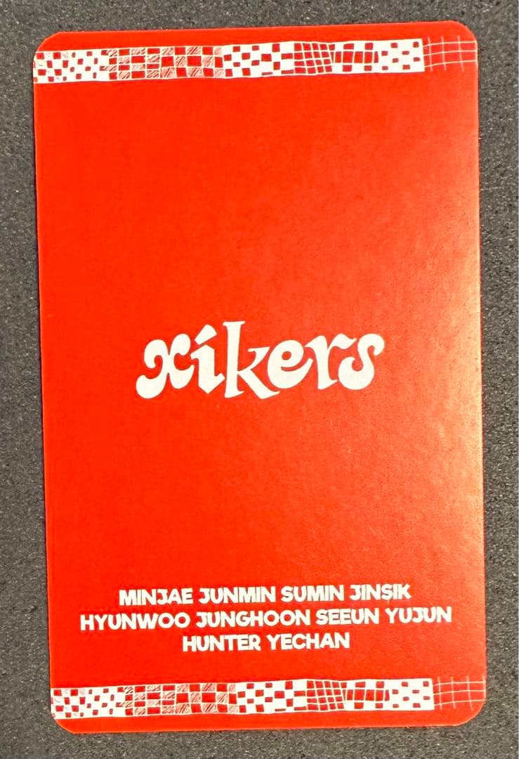 xikers トレカ サノク ユジュン 事前収録