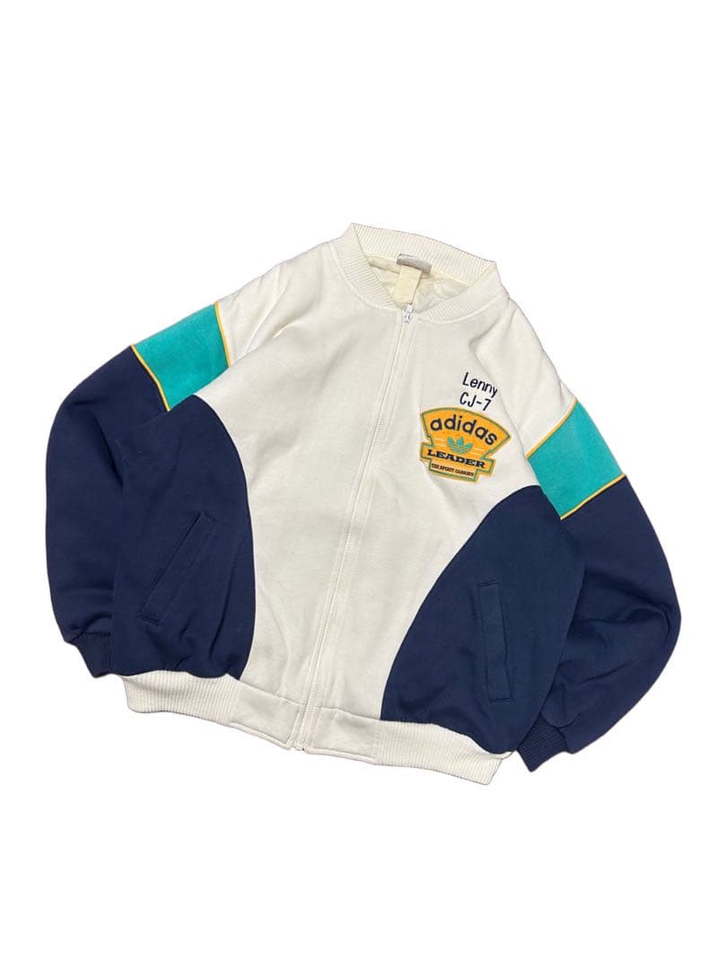 90s adidas アディダス スウェットスタジャン \"LEADER\" 中綿