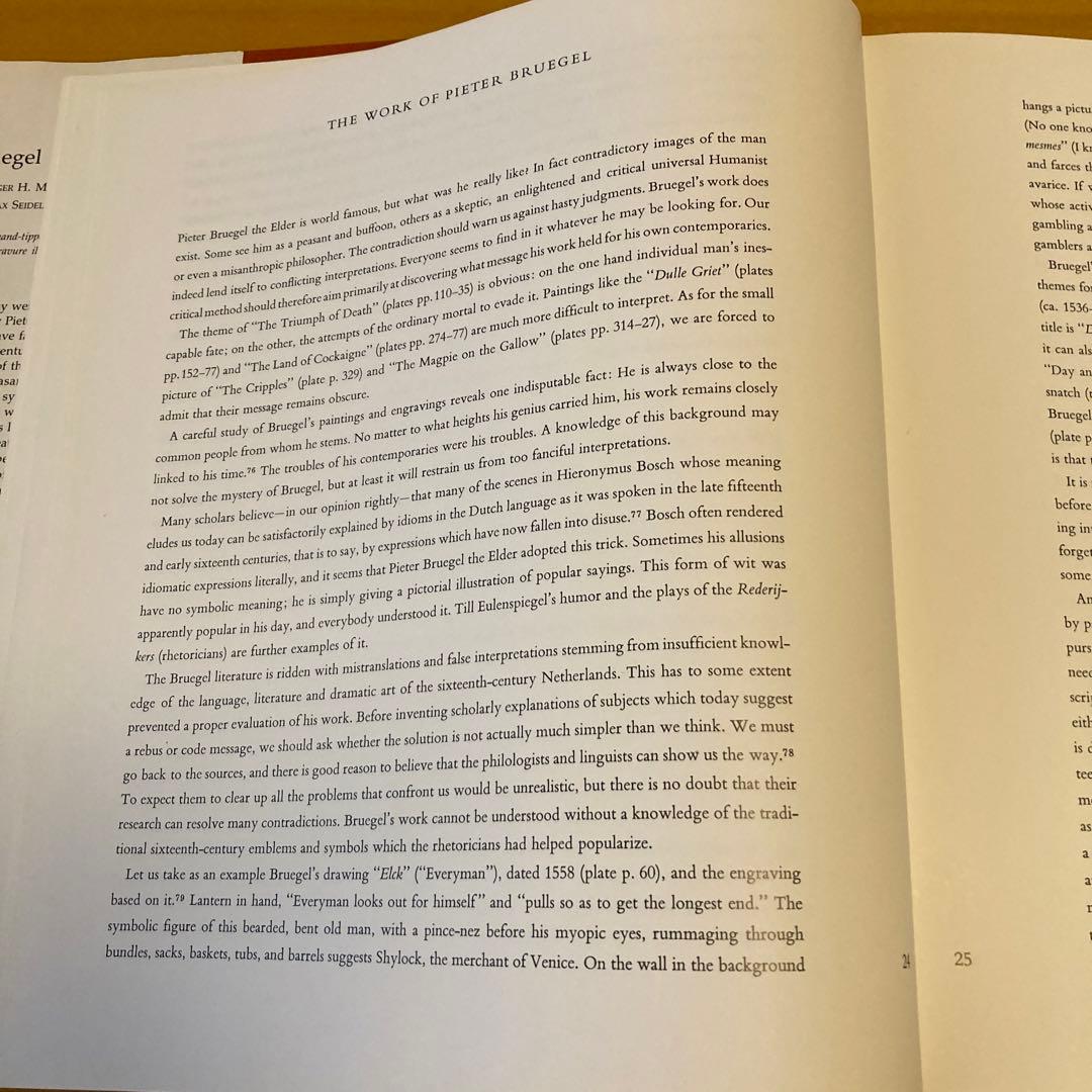 「ブリューゲル」（英文）R.H.Marijinissen / M. Seidel