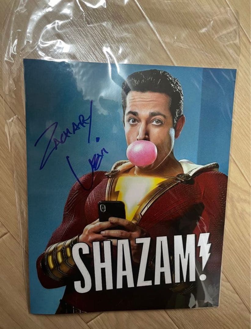 DC シャザム　ザッカリー・リーヴァイ　直筆サイン DC シャザム ザッカリー・リーヴァイ 直筆サイン DC シャザム