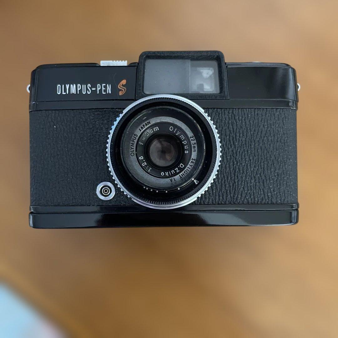 最終値下げ　OLYMPUS-PEN S ブラック専用フィルター&フード付き オリンパス オリンパス OLYMPUS-PEN S オリジナルブラックペイント（D