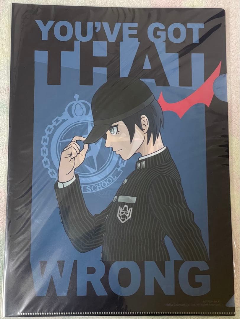 最原終一 クリアファイル リッスンフレーバー 特典 ダンガンロンパV3 LISTEN FLAVOR OFFICIAL ONLINE SHOP】｜ダンガンロンパV3購入特典