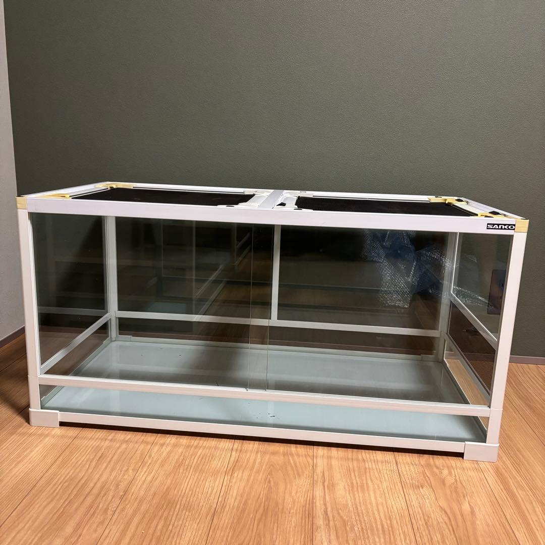 爬虫類ケージ　三晃商会　パンテオンWH9045 小動物ガラスケージ※直接受け渡し chanet_333394