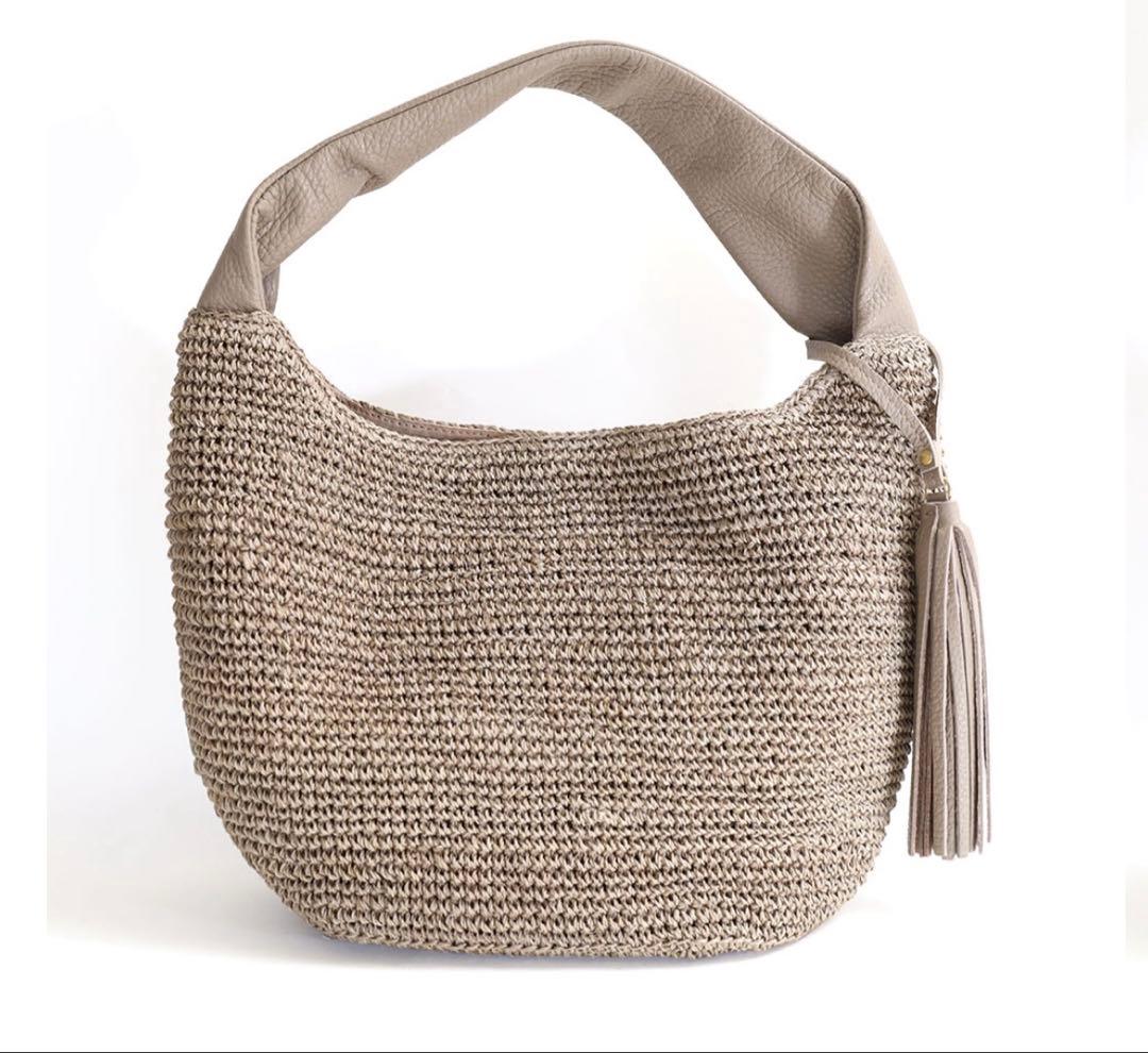 ヴィオラドーロ　サンドロ　 v-8034 美品 VIOLAd'ORO（ヴィオラドーロ） 10％OFFクーポン SANDRO かごバッグ