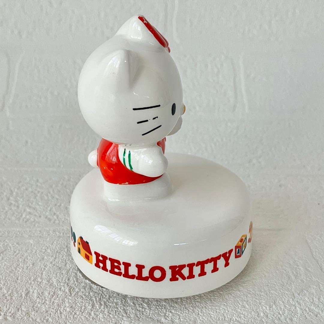 激レア！】ハローキティ オルゴール 陶器製 80年代 レトロ - メルカリ