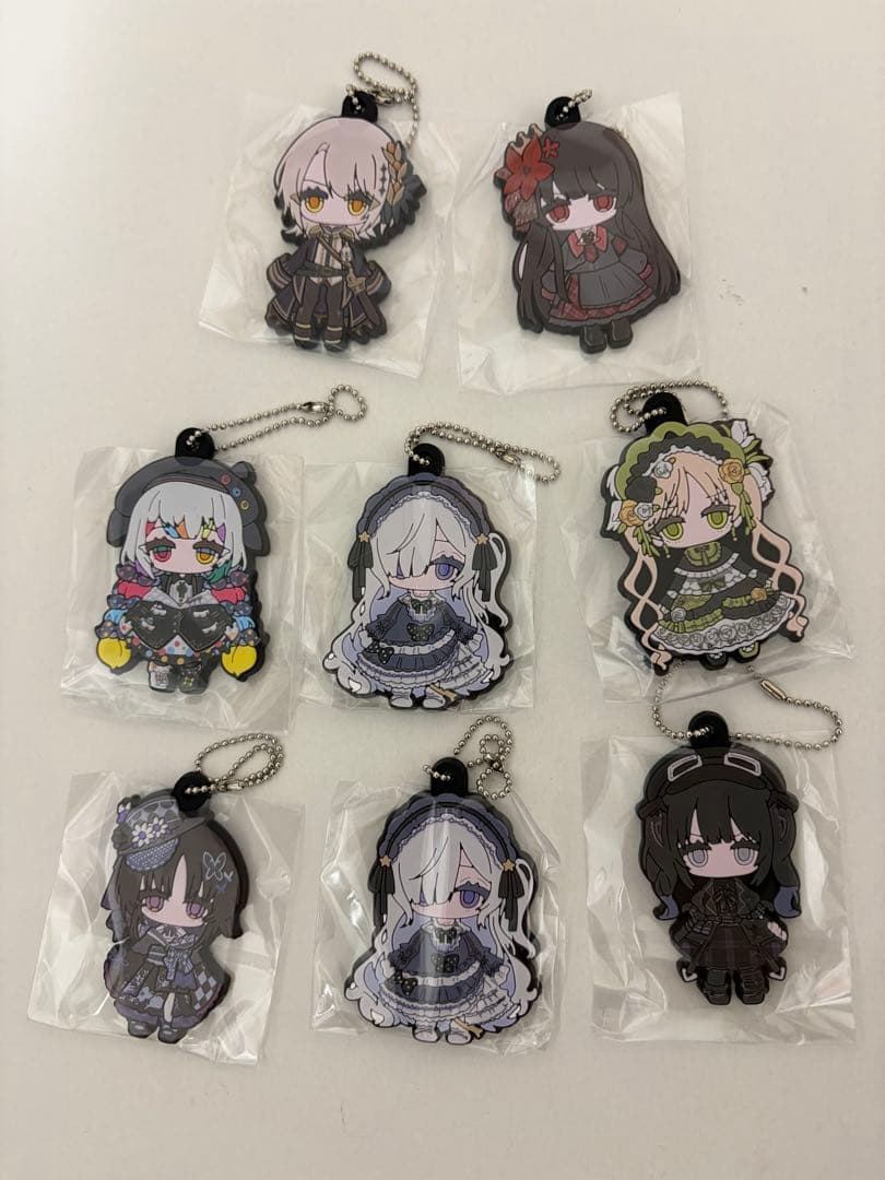 魔法少女ノ魔女裁判 ラバーキーホルダー 8個セット - メルカリ