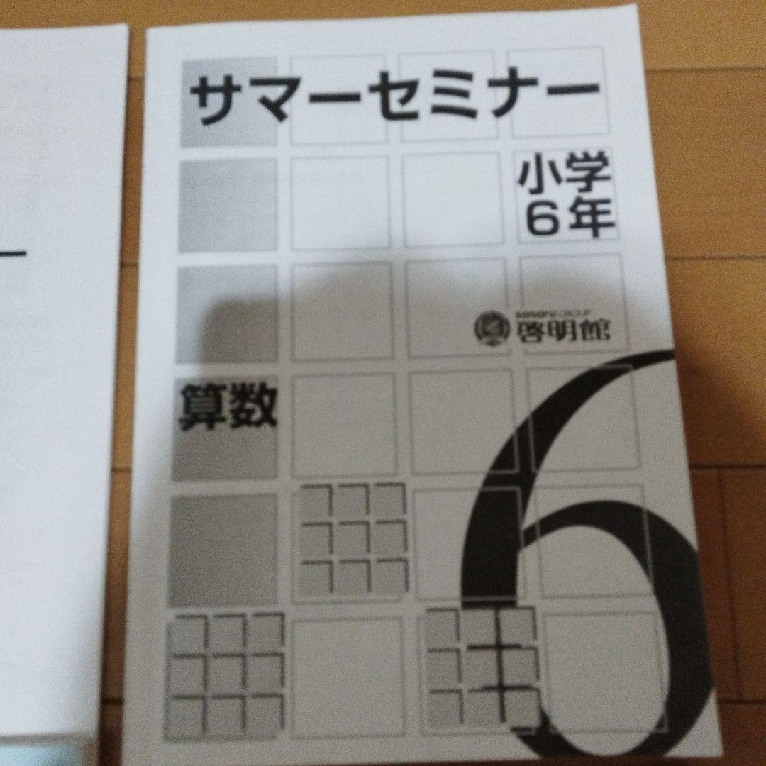 値下げ⭐️啓明館小6サマーセミナーテキスト - メルカリ