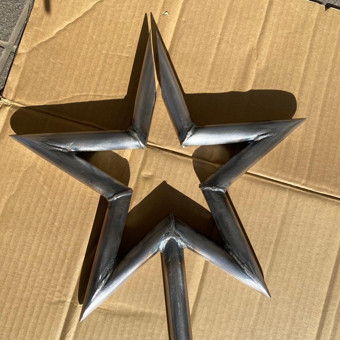 竹槍マフラー星型素材25.4パイ肉厚1.6ミリ - メルカリ