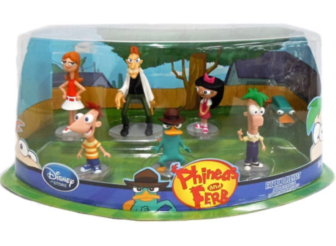 ディズニー フィニアスとファーブ フィギュアリンプレイセット - メルカリ