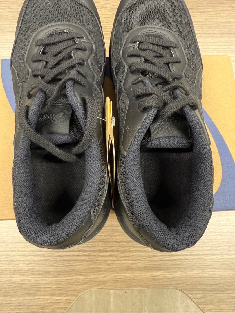 アシックス ウィンジョブ CP221　26.0cm、ブラック×ブラック　未使用品