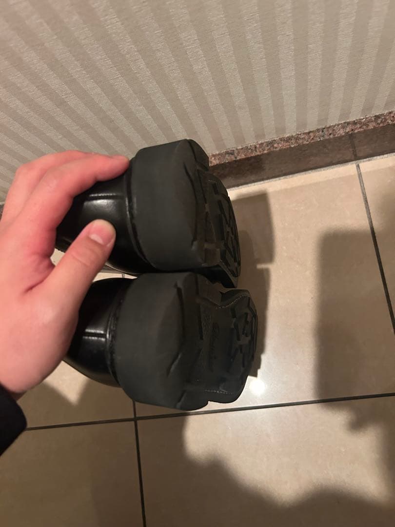 パラブーツ EDIFICE別注 シャンボード ステッチ黒24.5cm - メルカリ