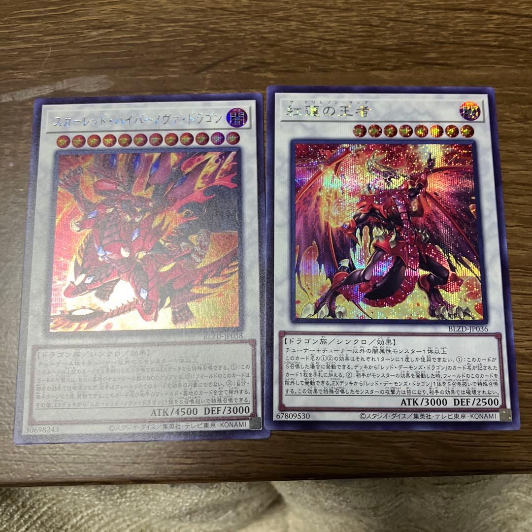 スカーレッドハイパーノヴァドラゴン 紅蓮の王者 シークレット - メルカリ