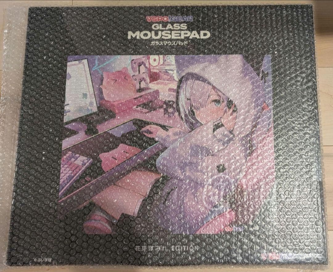 新品未開封】ぶいすぽっ！ ガラスマウスパッド 花芽すみれ VSPO! GEAR
