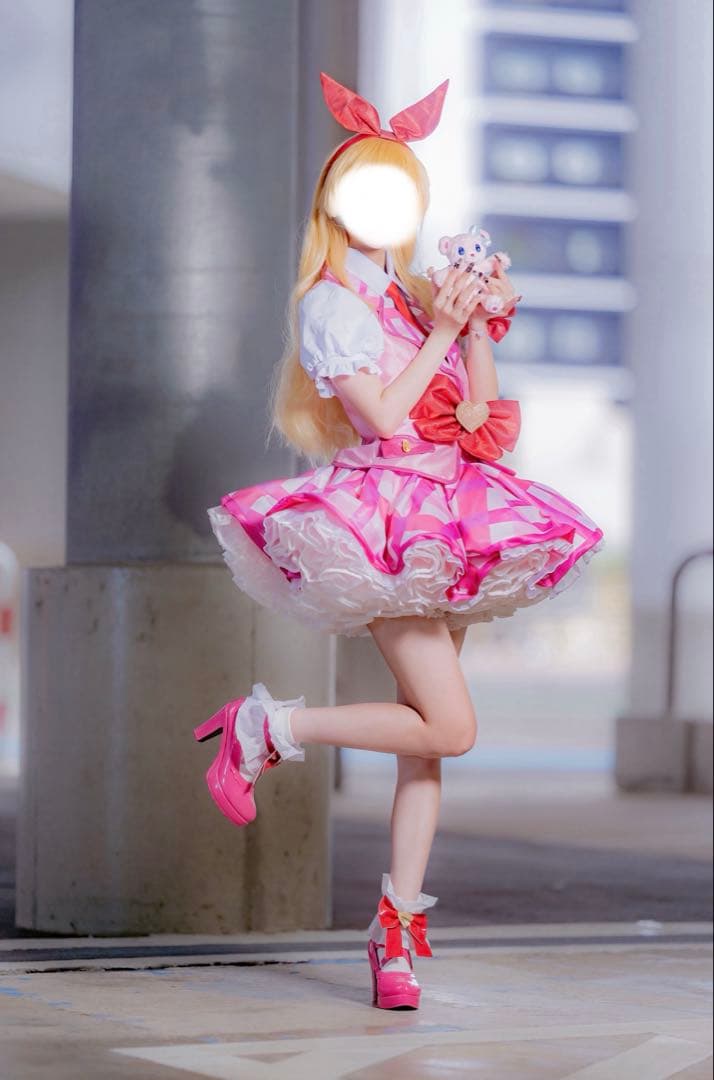 アイカツ コスプレ 星宮いちご 衣装 三分妄想 Sサイズ 靴付き 三分妄想 アイカツ！アイドルカツドウ！ コスプレ 星宮いちご 靴