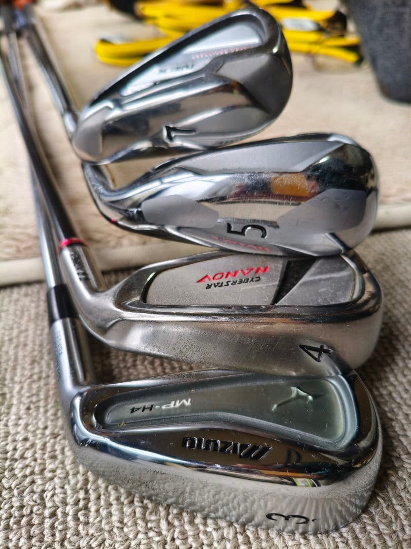 ミズノ JPX E500 アイアンセットflex S＋バッグ＋おまけクラブ - メルカリ