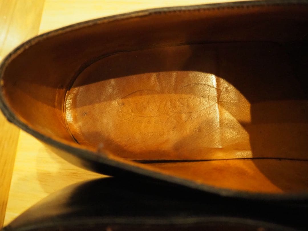 旧ロゴ)JM WESTON 300 ブラックカーフ 8.5 外羽根プレーントゥ - メルカリ