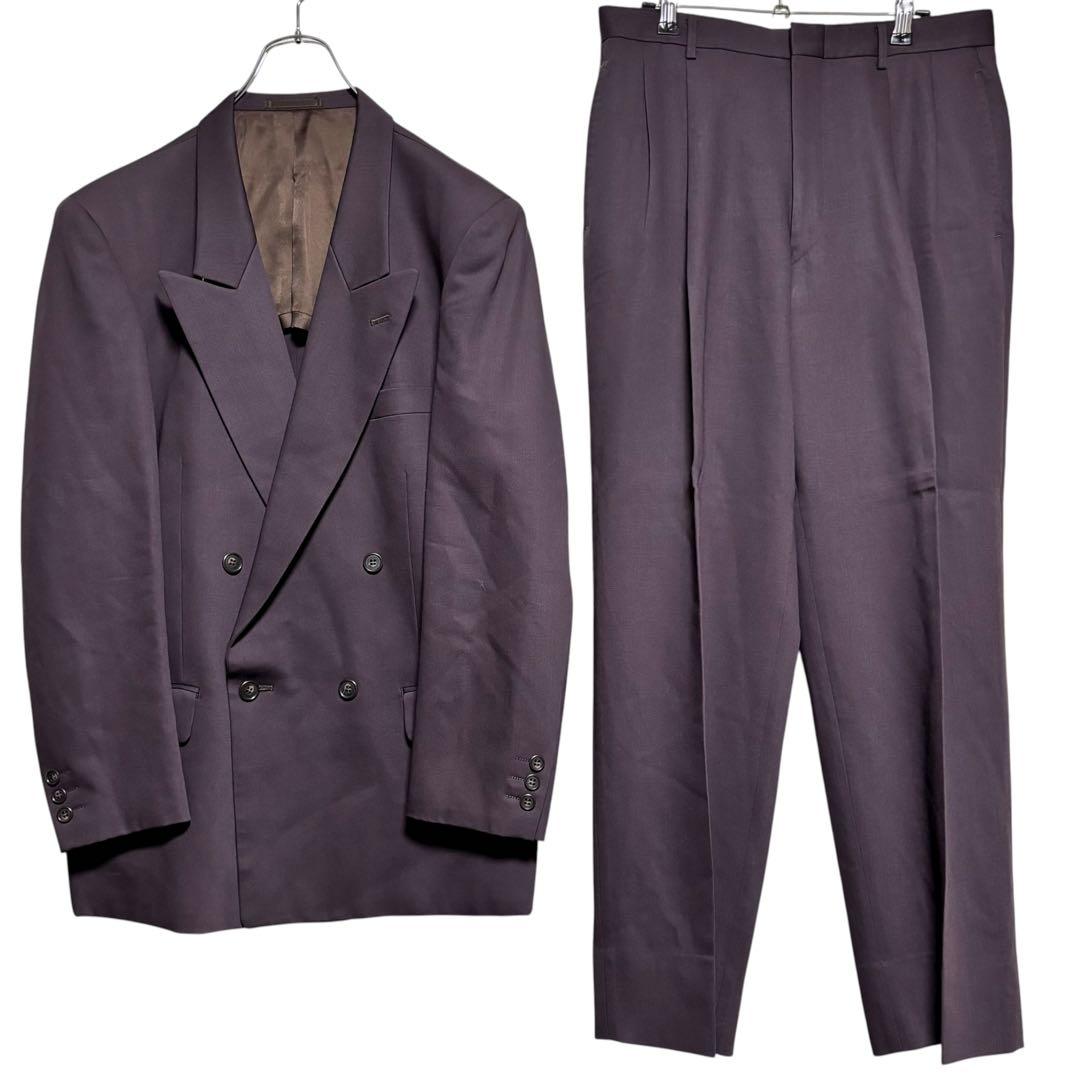 カジュアルスーツ×ウール100%】美品 ダブルセットアップ 日本製