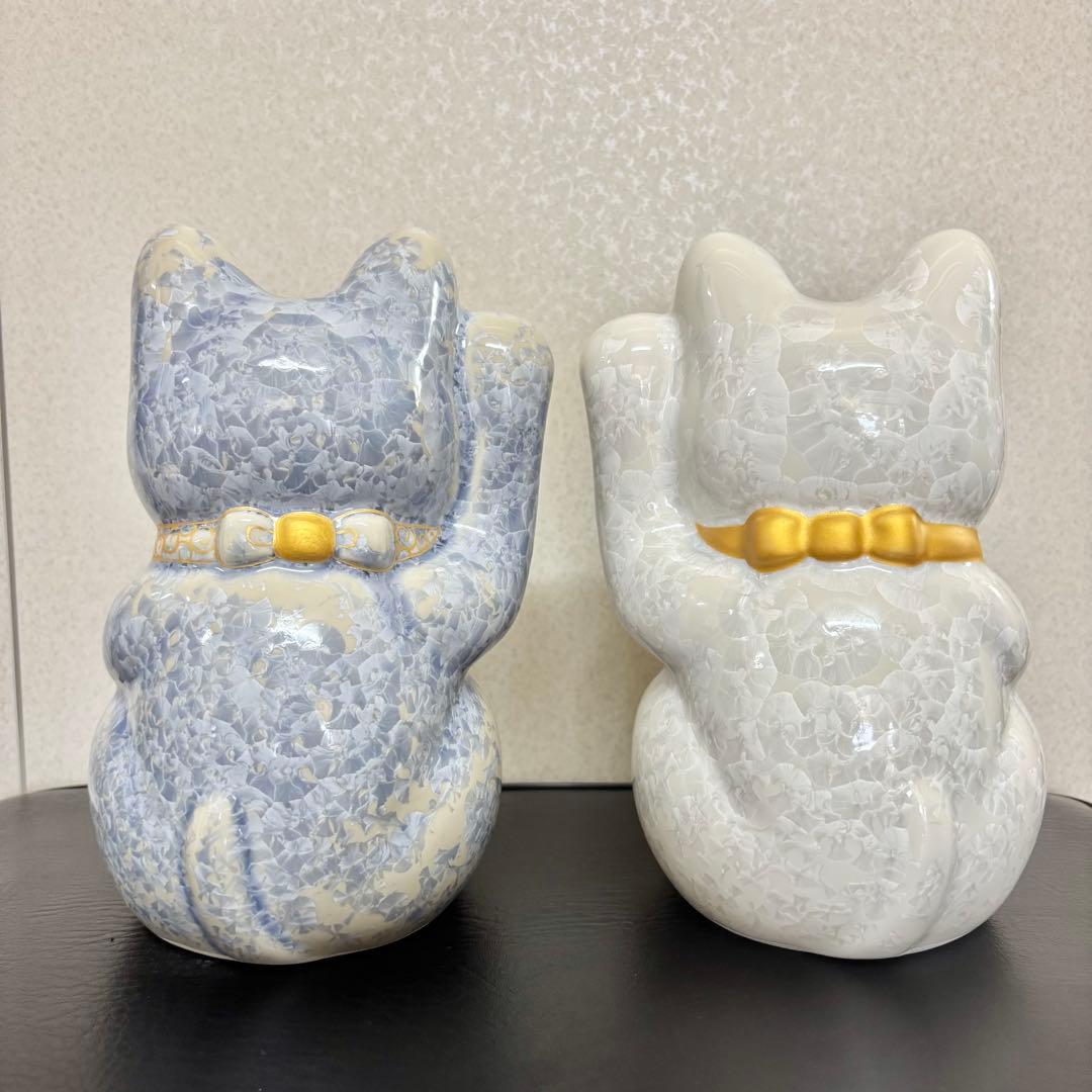 陶あん 花結晶招き猫 - メルカリ