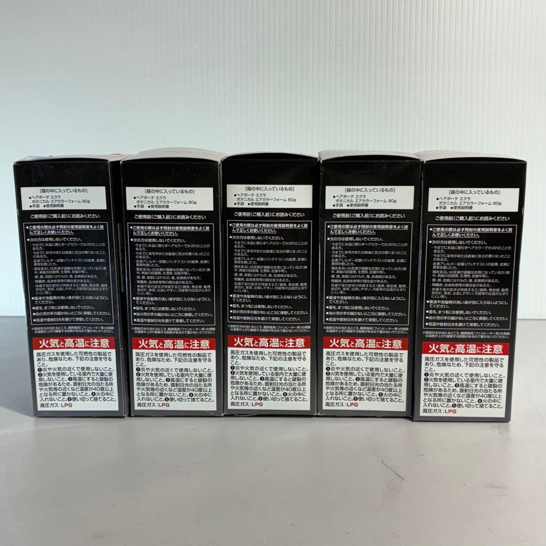 007 ÉCLAT 5個セット ヘアボーテ エクラ ナチュラルブラック 現状品