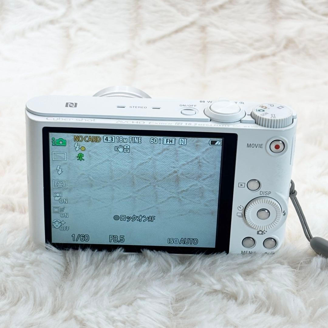 動作良好✨ Sony Cyber-Shot DSC-WX350 ホワイト - メルカリ