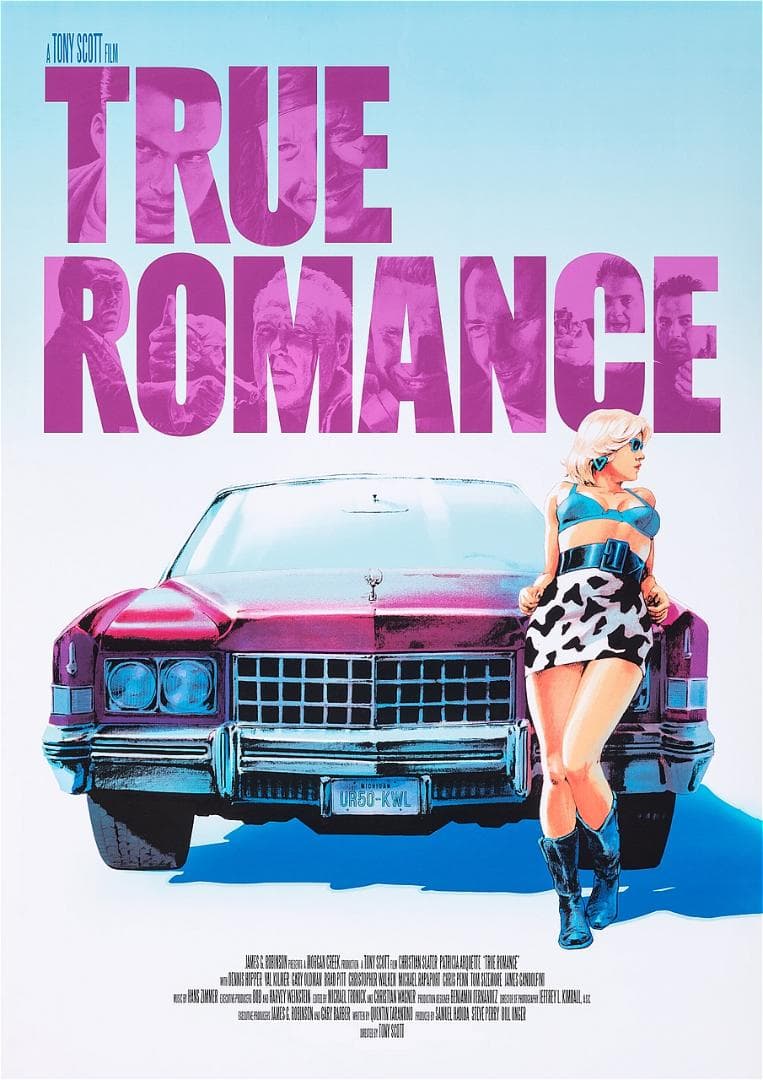 アートポスター『トゥルー・ロマンス』（True Romance）1993年 - メルカリ