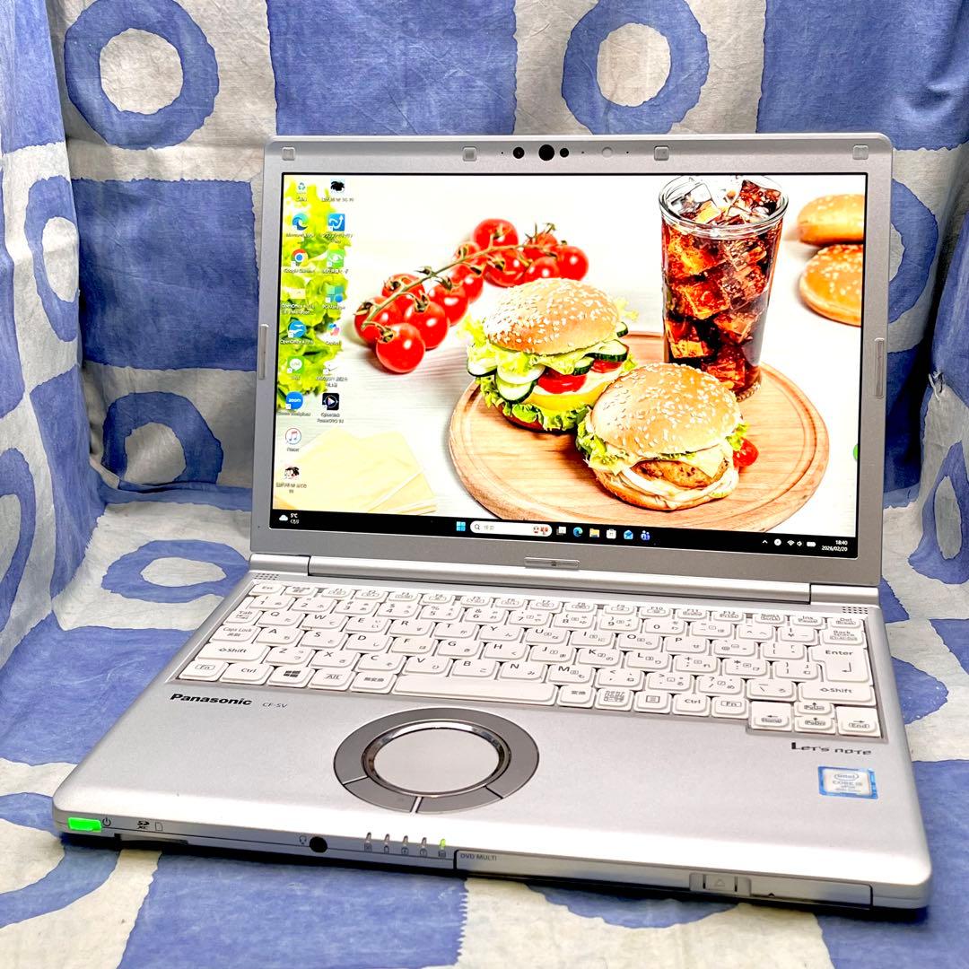 第8世代♡人気レッツノート♪快速SSD256GB☆高性能i5☆カメラ！Win11