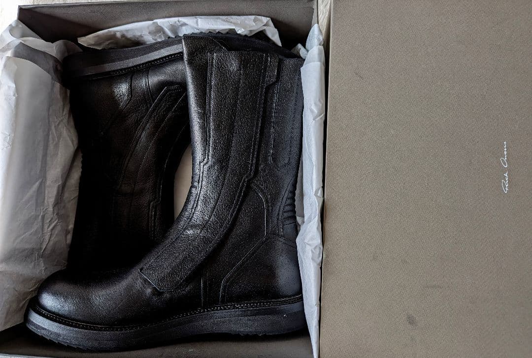 新品稀少 2020FW リックオウエンス Moto Creeper Boots - メルカリ