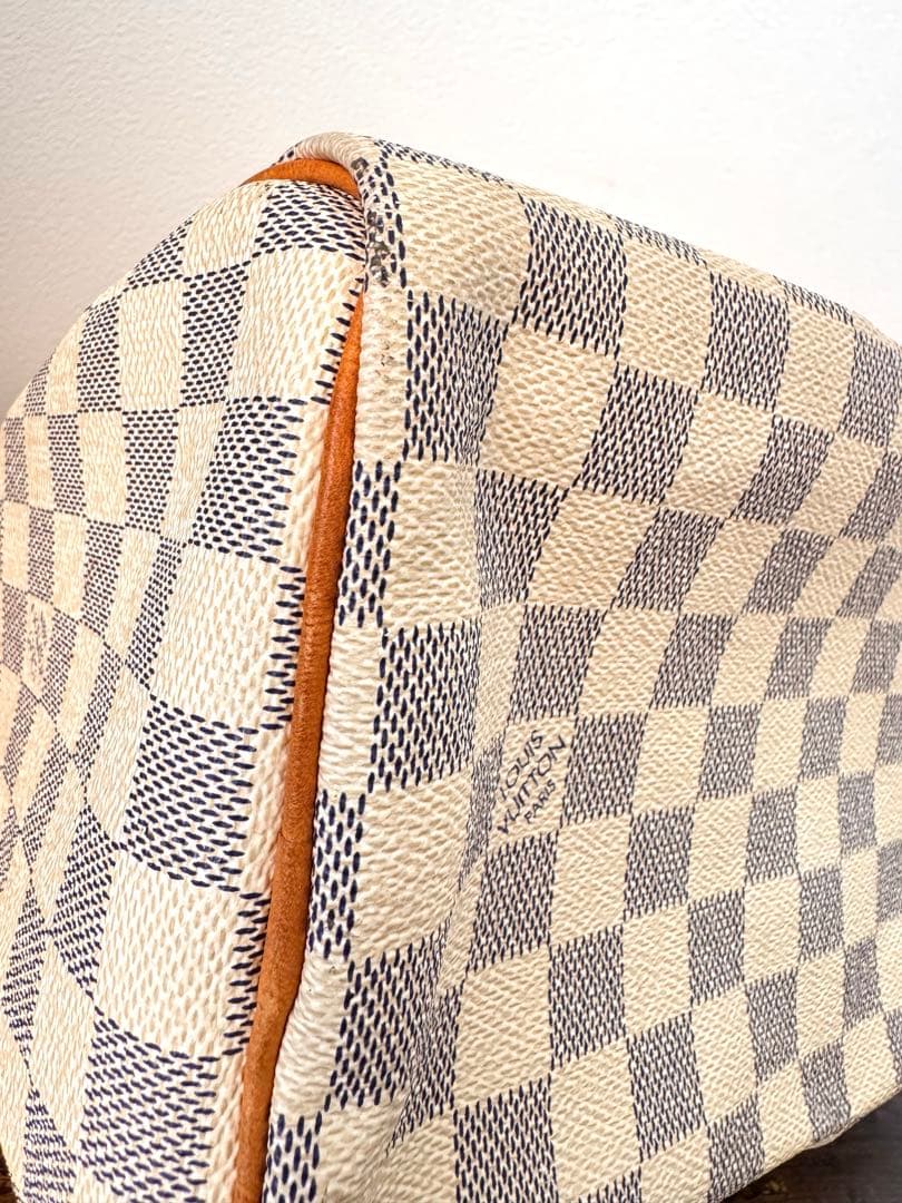 ルイヴィトン スピーディ25 ダミエ アズール N41534 巾着袋付き - メルカリ