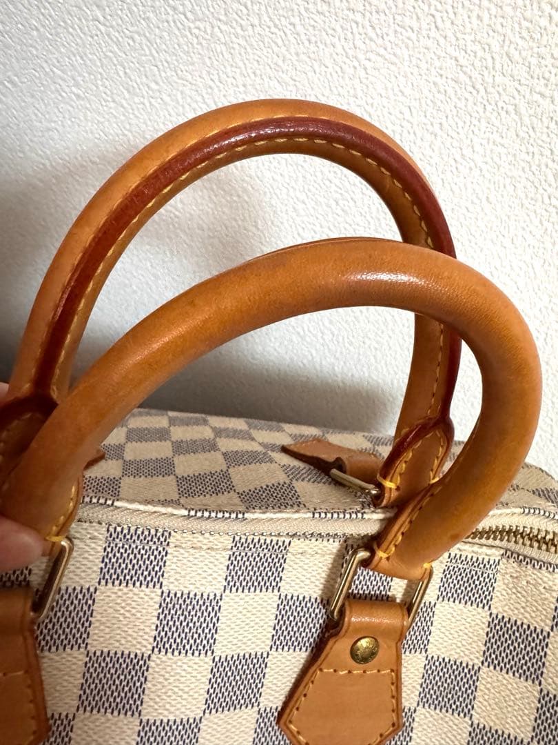 ルイヴィトン スピーディ25 ダミエ アズール N41534 巾着袋付き - メルカリ