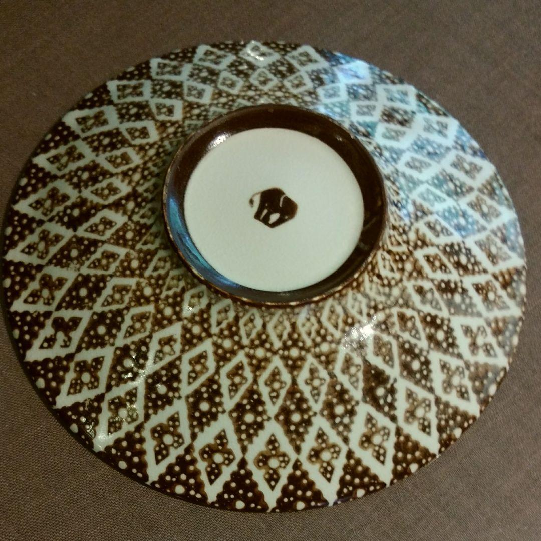 山野辺彩 皿② 径約20㎝ 高さ約4.3㎝