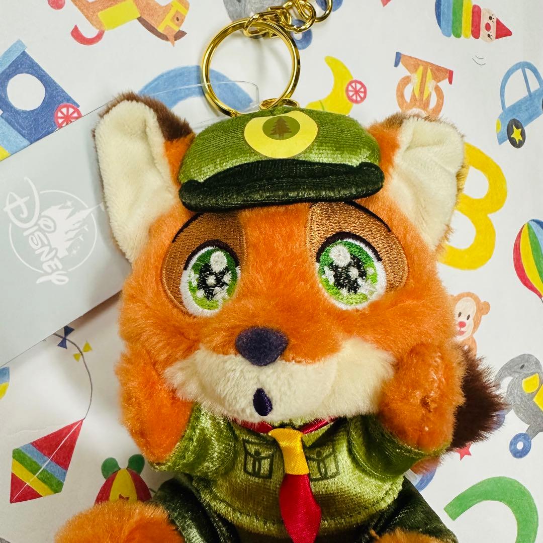 ズートピア ニック ぬいぐるみキーチェーン KIRAME ディズニーストア