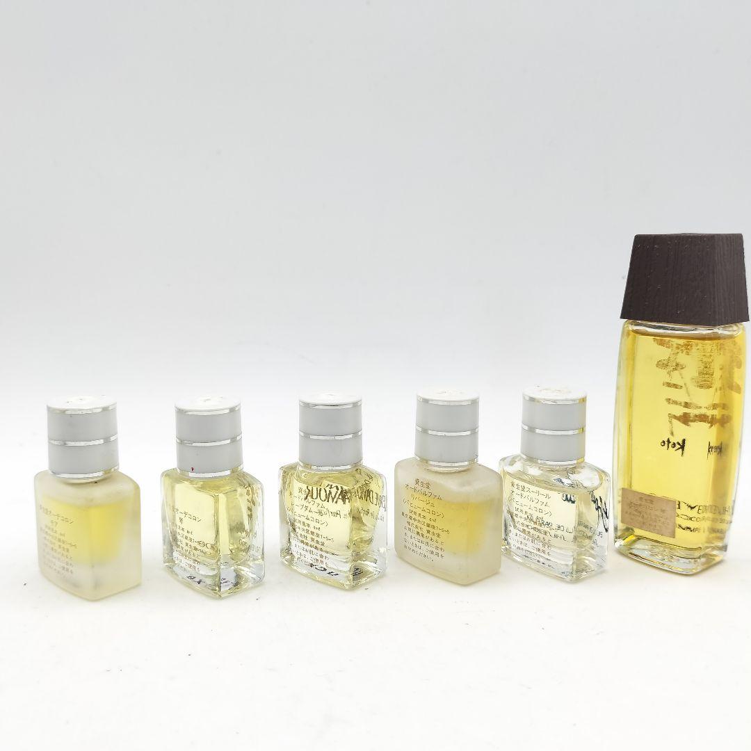 □ほぼ未使用 資生堂 ミニ香水6個セット - メルカリ