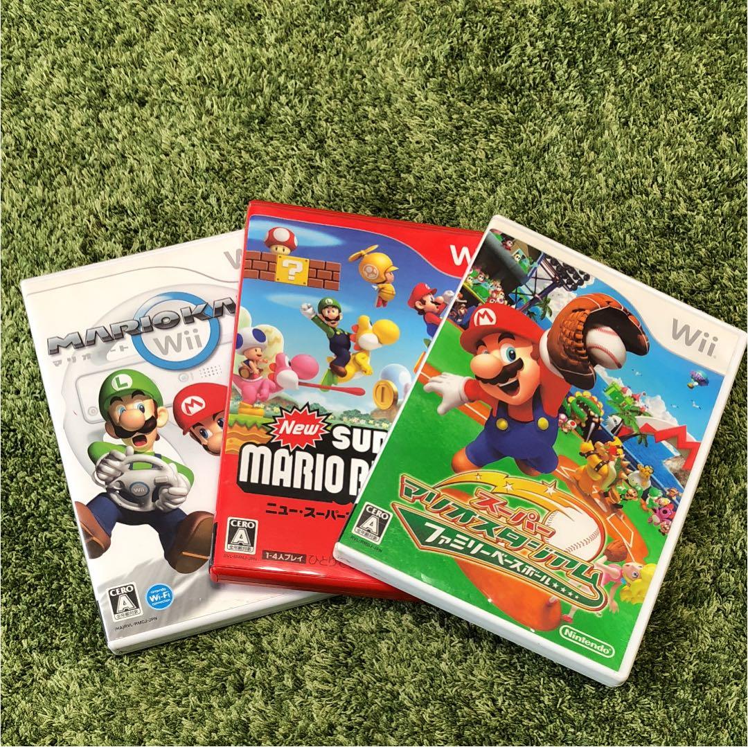 Wii マリオブラザーズ三点セット！ NEW スーパーマリオブラザーズWii ノコノコエアホッケー ( 1セット