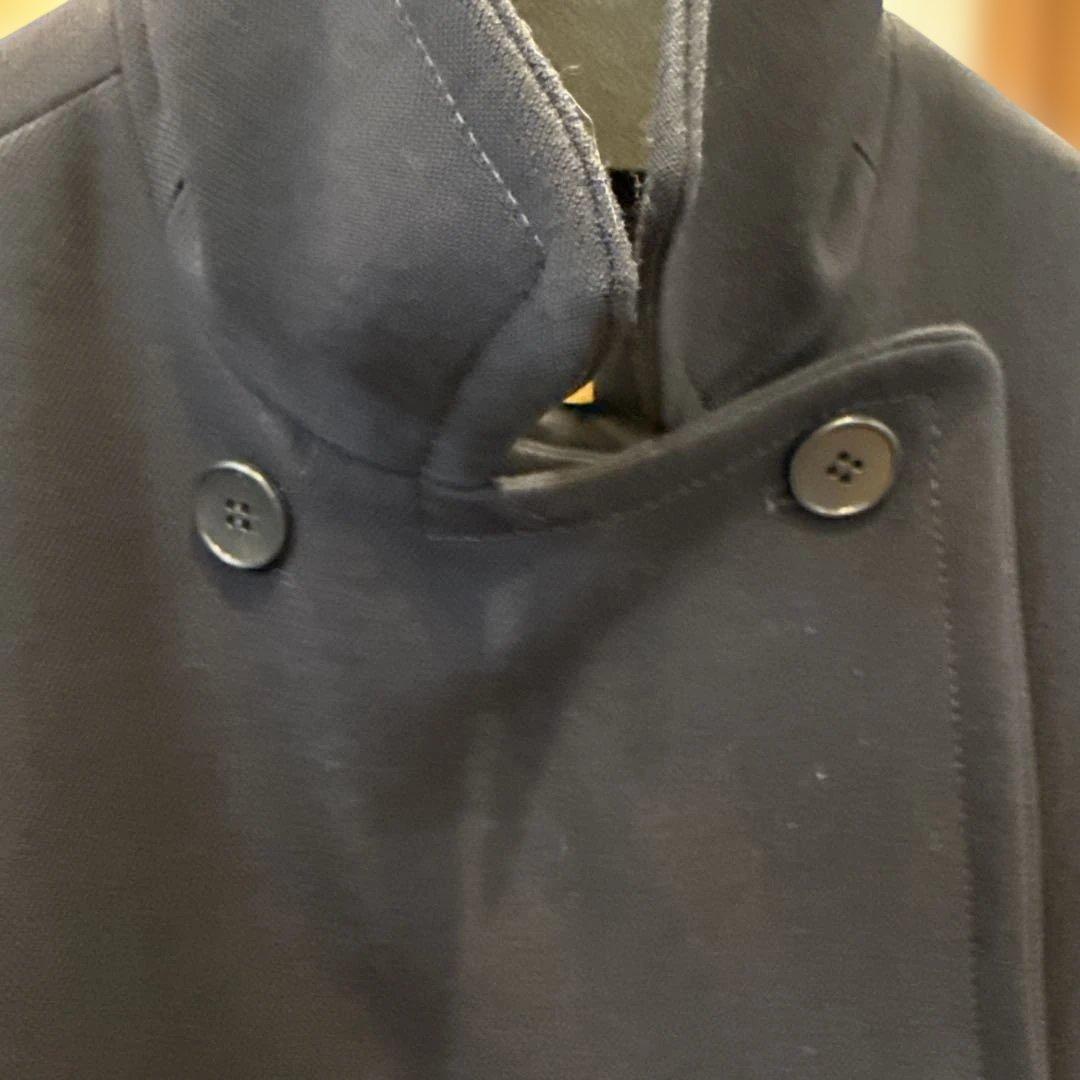 レリアン ホワイトレーベル11号 近年タグ 濃紺 ウールのピーコート 冬