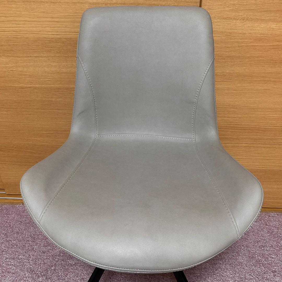 ②SongDream VIOLA ヴィオラ PUレザー 回転式 ダイニングチェア