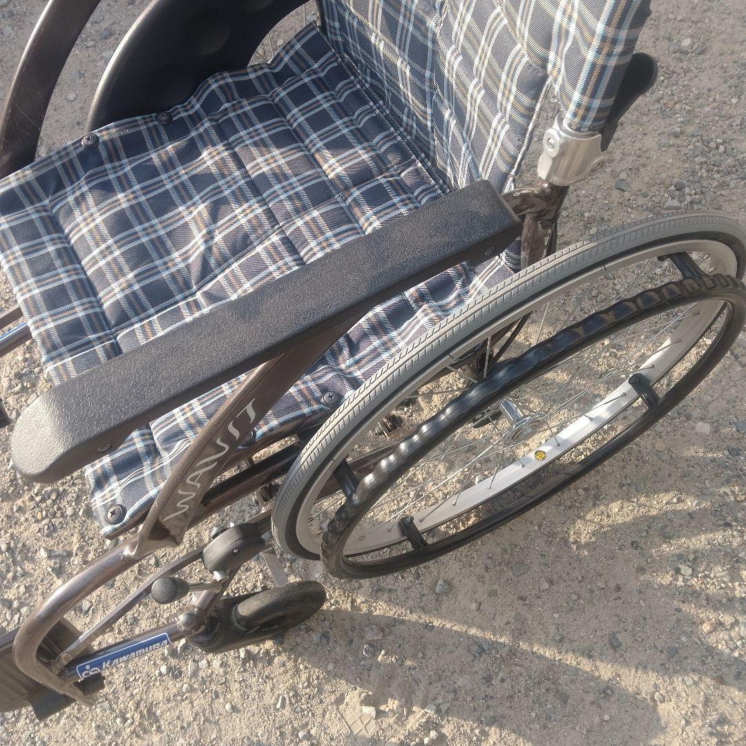 WAVIT 車椅子用アクセサリー ブラウン チェック柄 WAVIT（ウェイビット