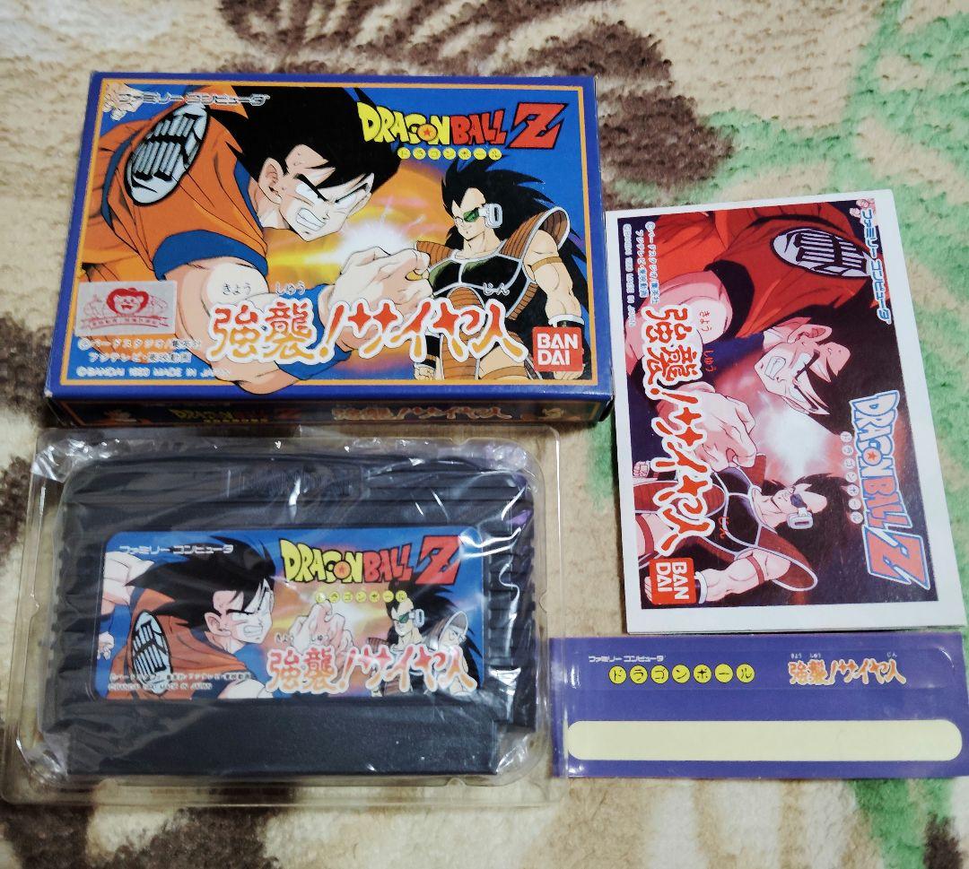 FC】ドラゴンボールZ 強襲!サイヤ人 箱 説明書付き 美品 - メルカリ