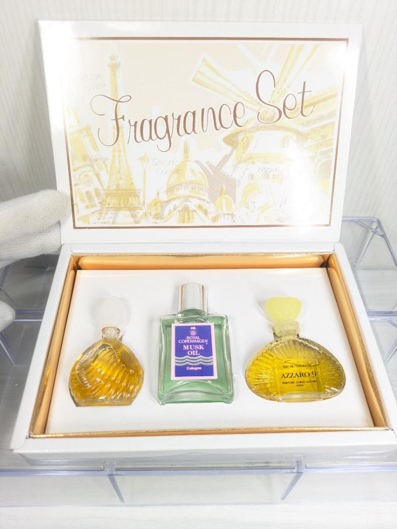 ミニ香水 3点セット ロイヤルコペンハーゲン/アザロ/テッドラピドス