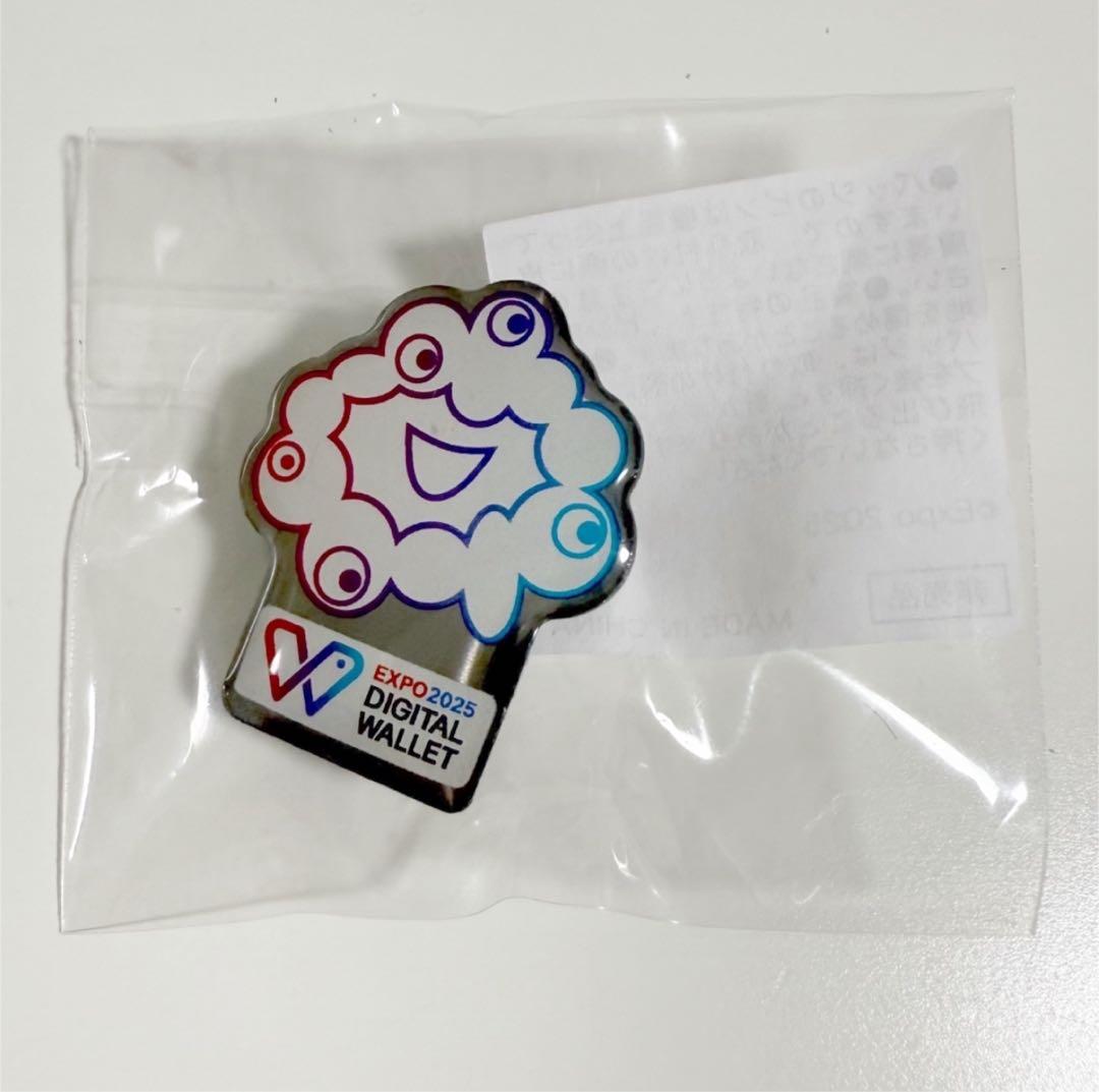 未開封】非売品 ミャクミャクチャレンジ 3等 ピンバッジ レア 万博