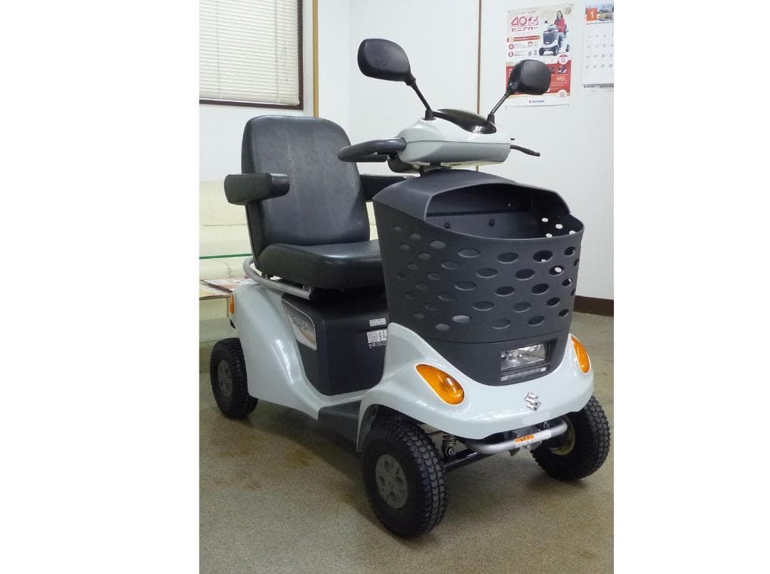ほぼ全国送込♪ セニアカー電動四輪車いす2015年製 ET4D7 シニアカー
