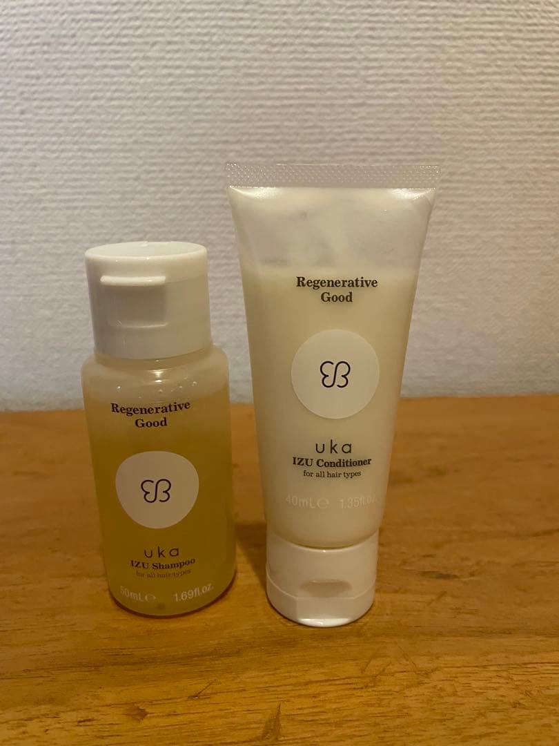 uka IZU シャンプー&コンディショナー ハリコシトライセット - メルカリ