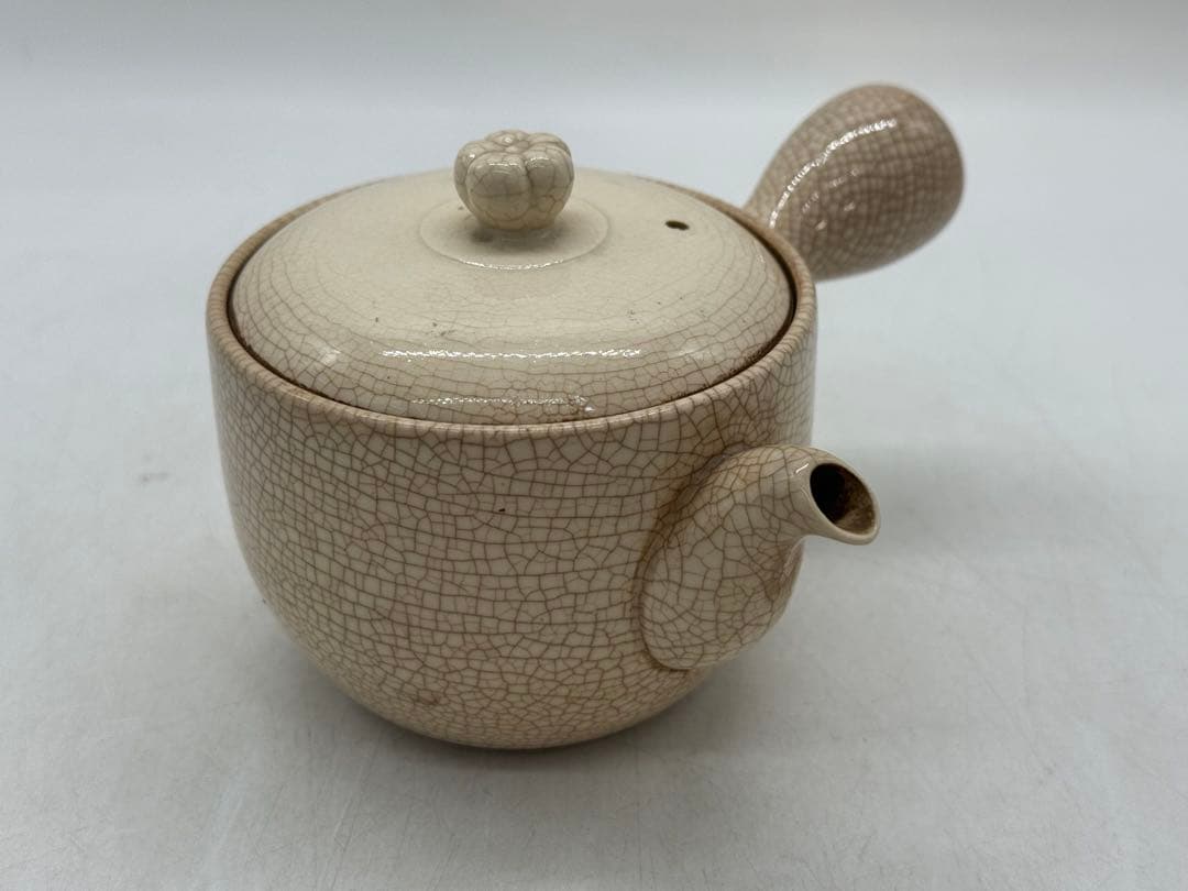 時代 白磁 煎茶器6点セット 京焼 白薩摩 共箱 送料込み260131 -