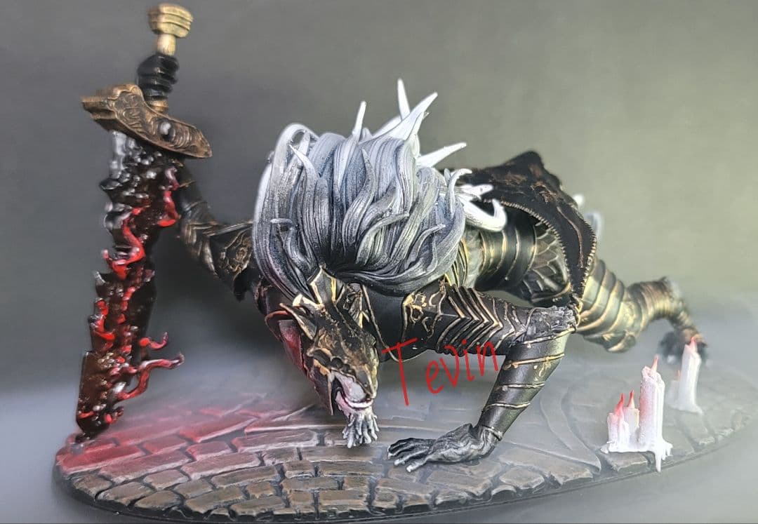 エルデンリング☆黒き剣マリケス☆ガレージキット塗装済み完成品