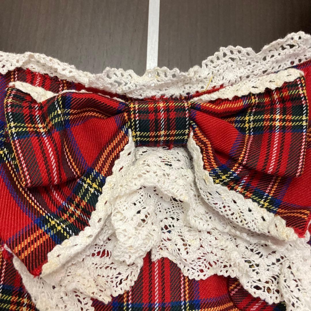 BABY,THE STARS SHINE BRIGHT 赤タータンチェックJSK - メルカリ